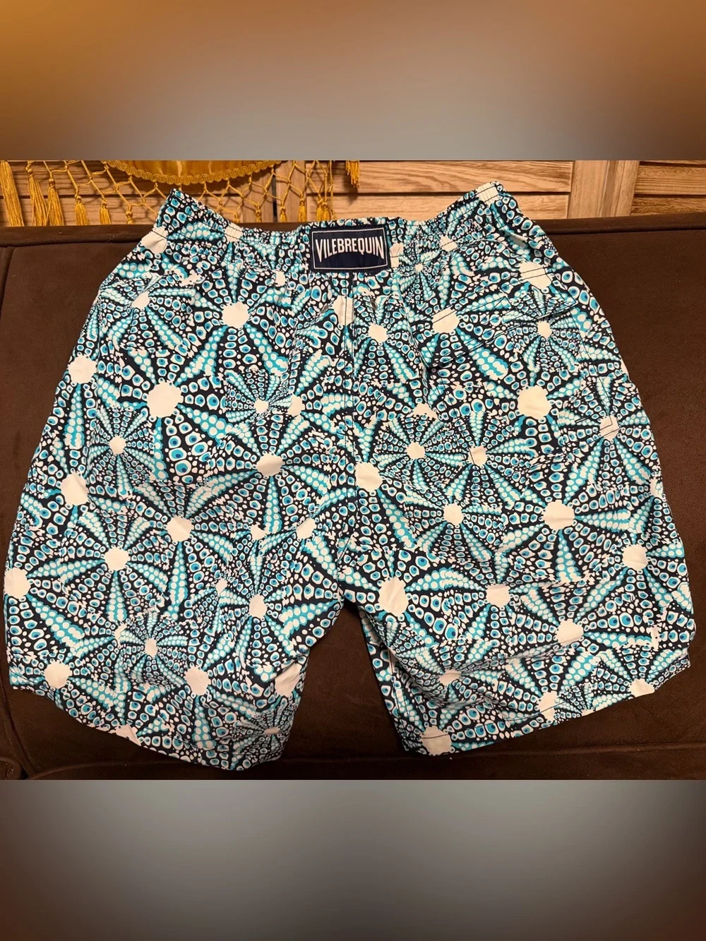 NWT Vilebrequin Men’s Bleu Marine Swim Trunks in M